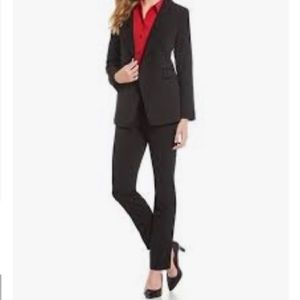 Jones New York Suit- Black Pinstripe Size 8